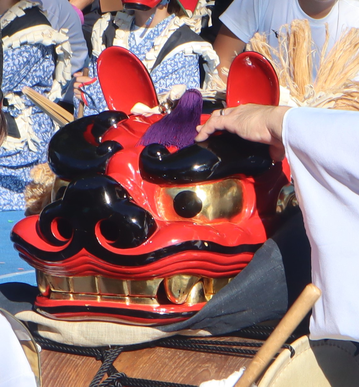 3流派の獅子舞が一堂に　三重県鈴鹿市の神社秋祭り